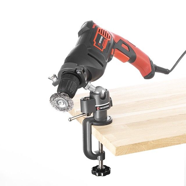 Держатель для дрели универсальный, шарнирный 360° INTERTOOL HT-0091