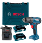 Акумуляторний дриль-шуруповерт Bosch GSR 180-Li, 2 акб 18V 2 Ah у валізі