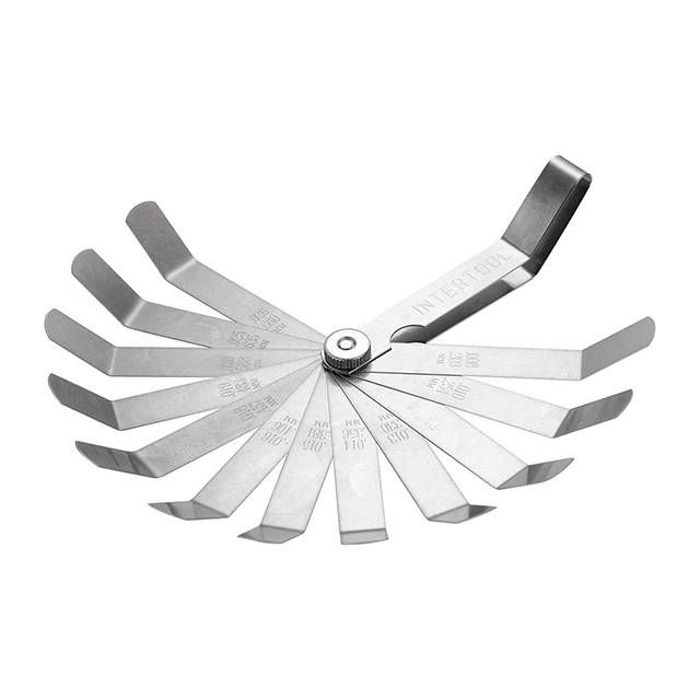 Комплект щупов изогнутых 0.203-0,660 мм 12 ед. INTERTOOL AT-0005