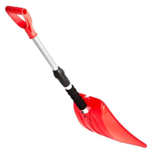 Лопата для снега автомобильная телескопическая 68-87 см INTERTOOL AT-0132