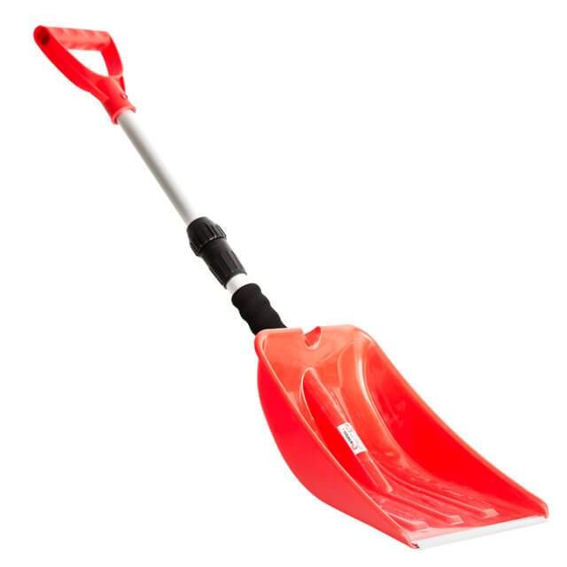Лопата для снега автомобильная телескопическая 68-87 см INTERTOOL AT-0132
