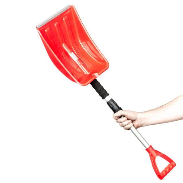 Лопата для снега автомобильная телескопическая 68-87 см INTERTOOL AT-0132