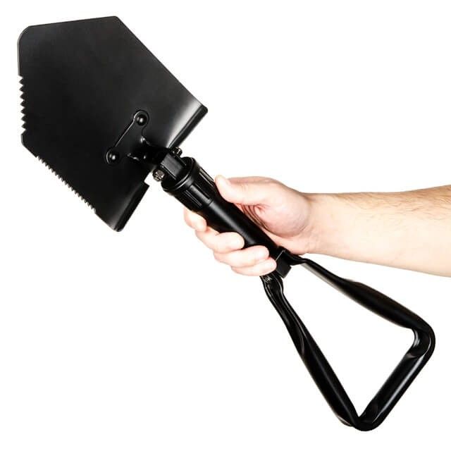 Лопата саперная складная 57 см INTERTOOL AT-0133