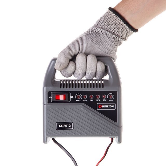 Устройство зарядное для аккумуляторов 6,12 В, 10-60 Ач, с трансформатором INTERTOOL AT-3012