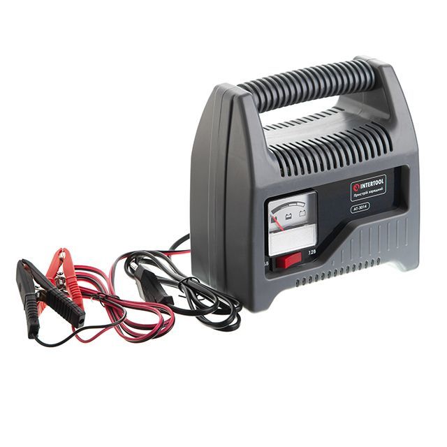 Устройство зарядное для аккумуляторов 6, 12 В, 10-60 Ач, с трансформатором INTERTOOL AT-3014