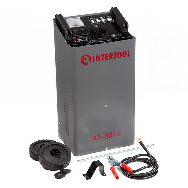 Пускозарядное устройство 12 В - 24 В, 300 А, 1.2 кВт INTERTOOL AT-3016