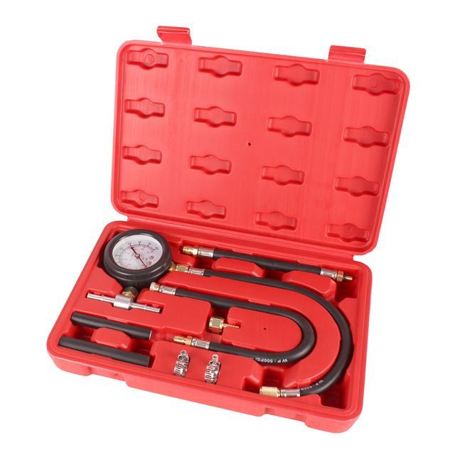 Тестер давления топлива в инжекторных магистралях INTERTOOL AT-4005