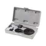 Набор корончатых сверл по дереву, 11 ед., 19-64 мм INTERTOOL BT-0023