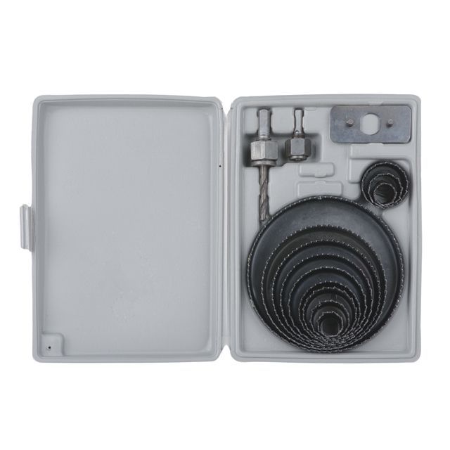 Набор корончатых сверл по дереву 19-127 мм, 16 ед. INTERTOOL BT-0026