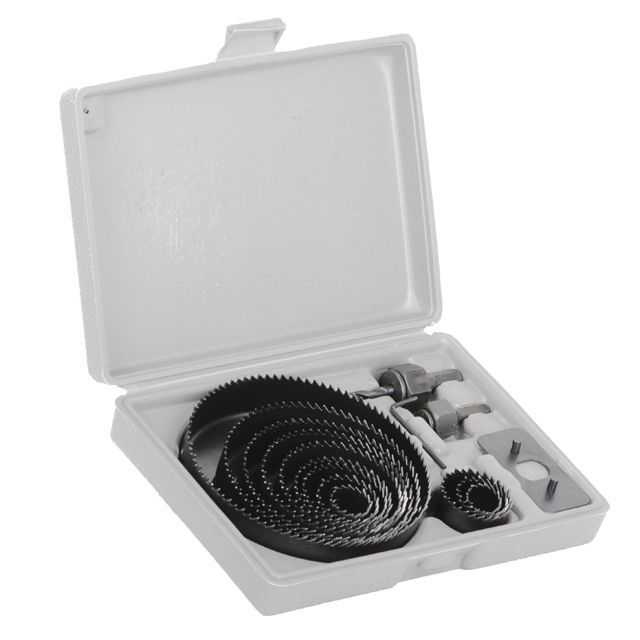 Набор корончатых сверл по дереву 19-127 мм, 16 ед. INTERTOOL BT-0026