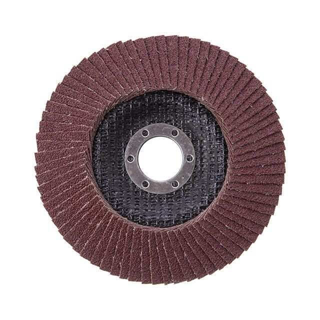 Диск шлифовальный лепестковый 125*22 мм, K80 INTERTOOL BT-0208