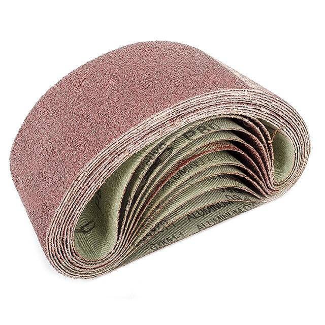 Лента шлифовальная 75*457 мм, К80, 10 ед. INTERTOOL BT-0308