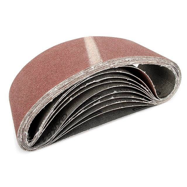 Лента шлифовальная 75*457 мм, К120, 10 ед. INTERTOOL BT-0312