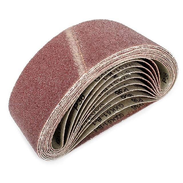 Лента шлифовальная 75*533 мм, К36, 10 ед. INTERTOOL BT-0403