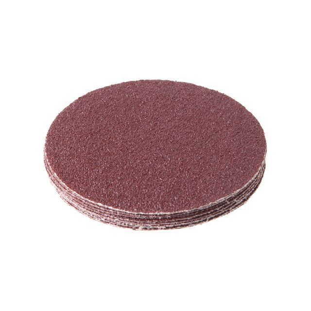 Круг наждачный самоклеющийся 125 мм, бумага класс С, К36, 10 ед. INTERTOOL BT-0503