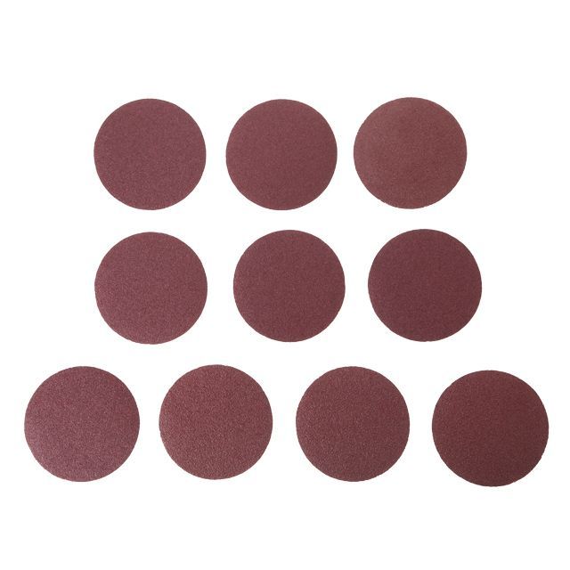 Круг наждачный самоклеющийся 125 мм, бумага класс С, К40, 10 ед. INTERTOOL BT-0504