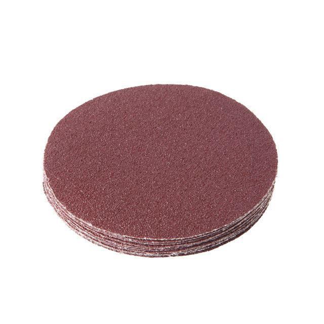 Круг наждачный самоклеющийся 125 мм, бумага класс С, К60, 10 ед. INTERTOOL BT-0506
