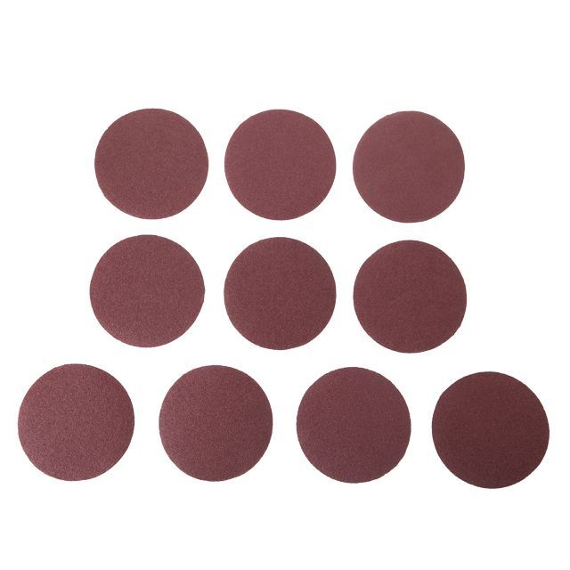 Круг наждачный самоклеющийся 125 мм, бумага класс С, К60, 10 ед. INTERTOOL BT-0506