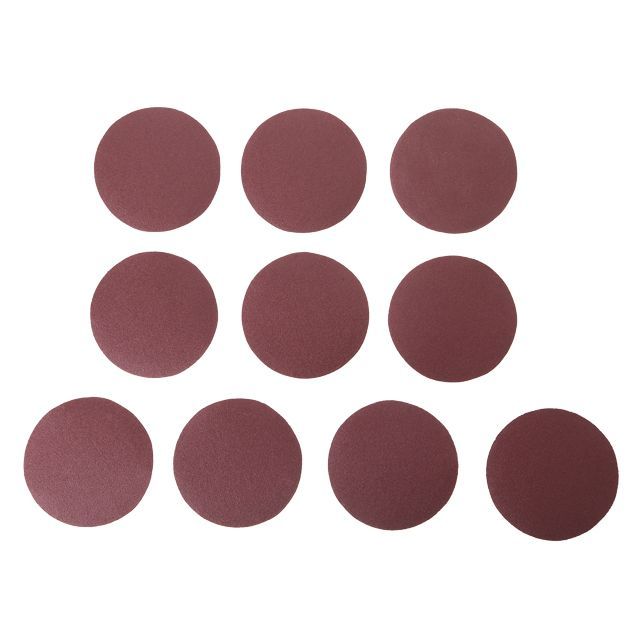 Круг наждачный самоклеющийся 125 мм, бумага класс С, К80, 10 ед. INTERTOOL BT-0508