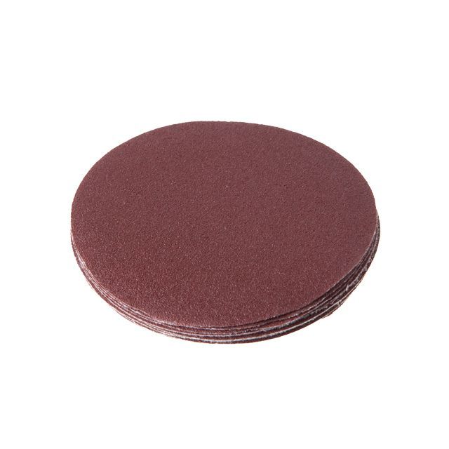 Круг наждачный самоклеющийся 125 мм, бумага класс С, К100, 10 ед. INTERTOOL BT-0510