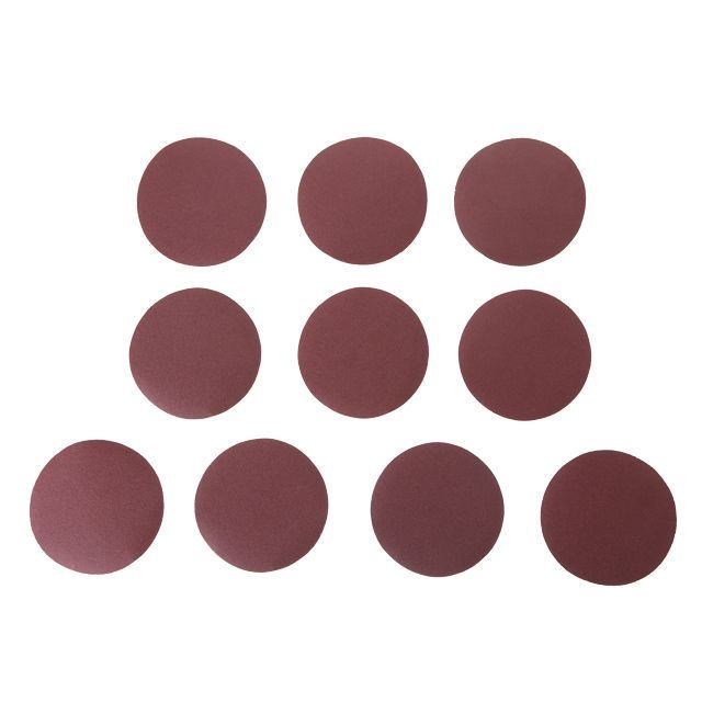 Круг наждачный самоклеющийся 125 мм, бумага класс С, К120, 10 ед. INTERTOOL BT-0512