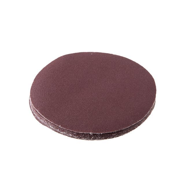 Круг наждачный самоклеющийся 125 мм, бумага класс С, К150, 10 ед. INTERTOOL BT-0515