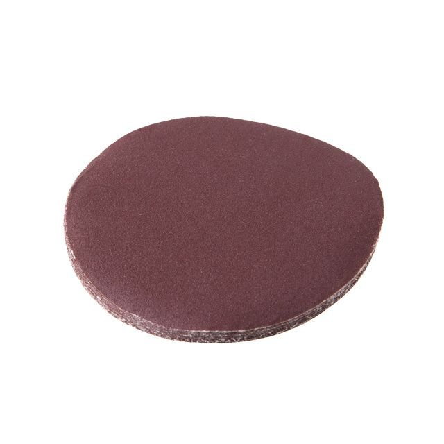 Круг наждачный самоклеющийся 125 мм, бумага класс С, К180, 10 ед. INTERTOOL BT-0518