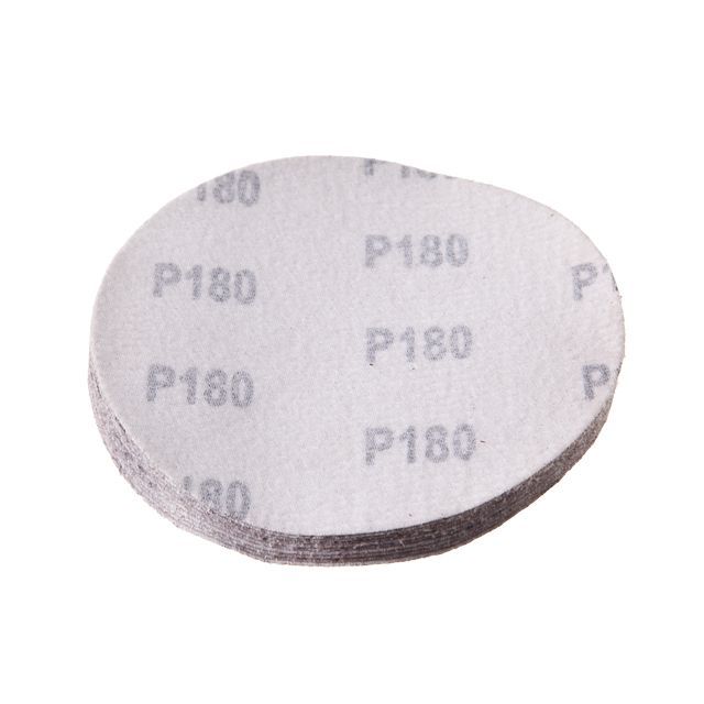 Круг наждачный самоклеющийся 125 мм, бумага класс С, К180, 10 ед. INTERTOOL BT-0518
