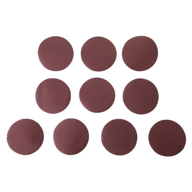 Круг наждачный самоклеющийся 125 мм, бумага класс С, К180, 10 ед. INTERTOOL BT-0518