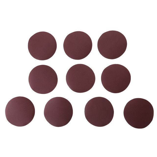 Круг наждачный самоклеющийся 125 мм, бумага класс С, К220, 10 ед. INTERTOOL BT-0522