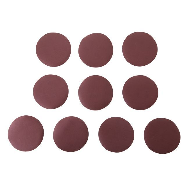 Круг наждачный самоклеющийся 125 мм, бумага класс С, К240, 10 ед. INTERTOOL BT-0524