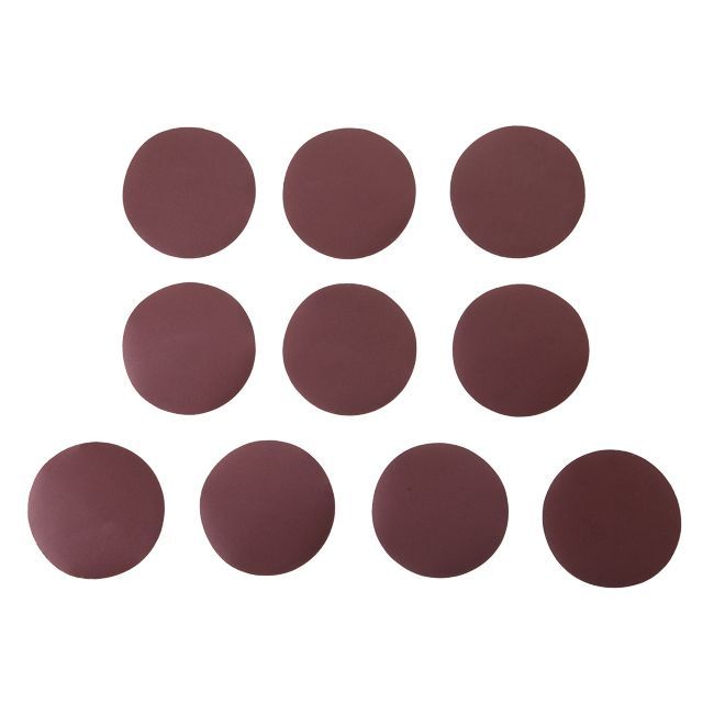 Круг наждачный самоклеющийся 125 мм, бумага класс С, К320, 10 ед. INTERTOOL BT-0532