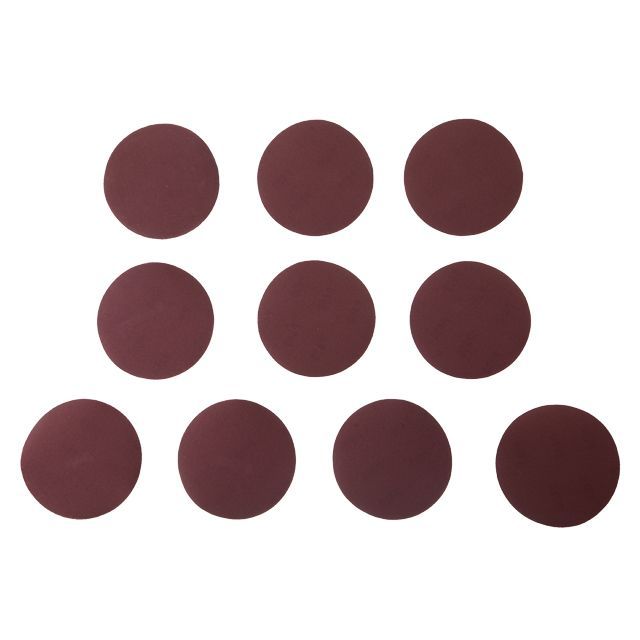 Круг наждачный самоклеющийся 125 мм, бумага класс С, К400, 10 ед. INTERTOOL BT-0540