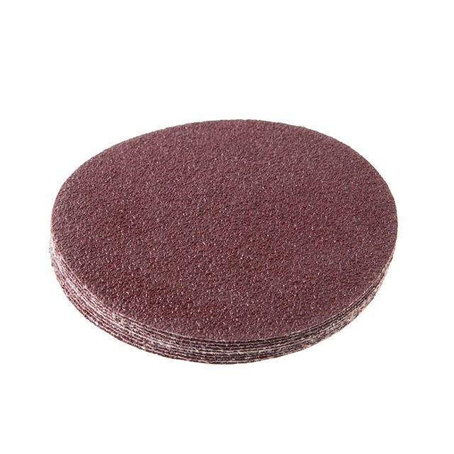 Круг наждачный самоклеющийся 125 мм, бумага класс E, К40, 10 ед. INTERTOOL BT-0554