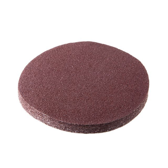 Круг наждачный самоклеющийся 125 мм, бумага класс E, К60, 10 ед. INTERTOOL BT-0556