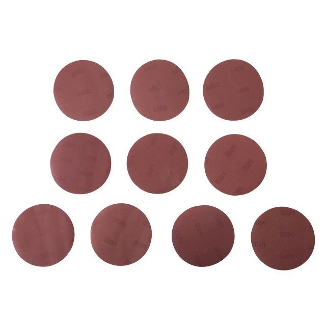 Круг наждачный самоклеющийся 125 мм, бумага класс С, К600, 10 ед. INTERTOOL BT-0560