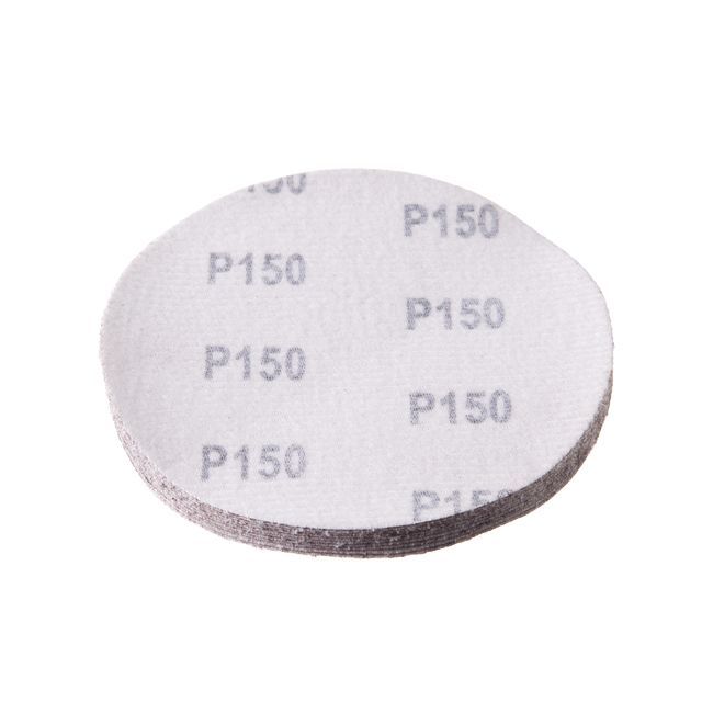 Круг наждачный самоклеющийся 125 мм, бумага класс E, К150, 10 ед. INTERTOOL BT-0563