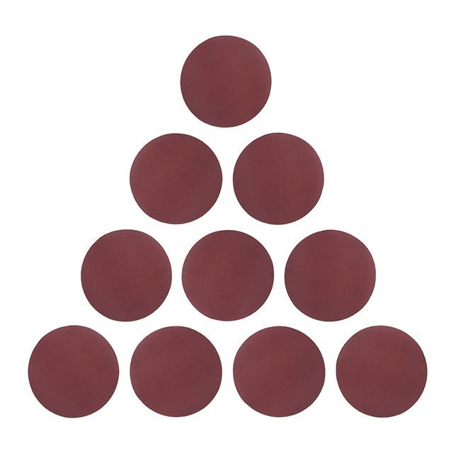 Круг наждачный самоклеющийся 125 мм, бумага класс E, К240, 10 ед. INTERTOOL BT-0566