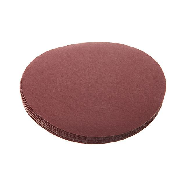 Круг наждачный самоклеющийся 125 мм, бумага класс E, К320, 10 ед. INTERTOOL BT-0567