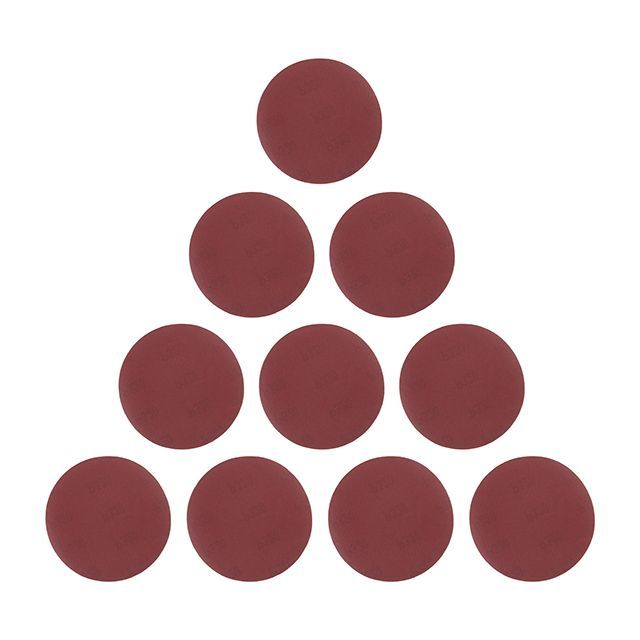 Круг наждачный самоклеющийся 125 мм, бумага класс E, К320, 10 ед. INTERTOOL BT-0567