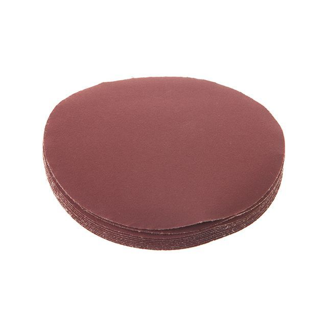 Круг наждачный самоклеющийся 125 мм, бумага класс E, К400, 10 ед. INTERTOOL BT-0569