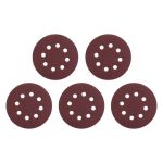 Круг наждачный самоклеющийся 125 мм с отверстиями, бумага класс С, К400, 5 ед. INTERTOOL BT-0593