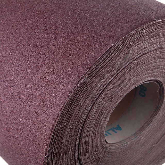 Шлифовальная шкурка на тканевой основе К80, 20 cм x 50 м INTERTOOL BT-0718