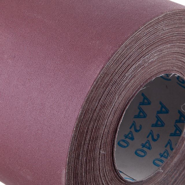 Шкірка шліфувальна на тканинній основі К240, 20 cм * 50 м INTERTOOL BT-0725
