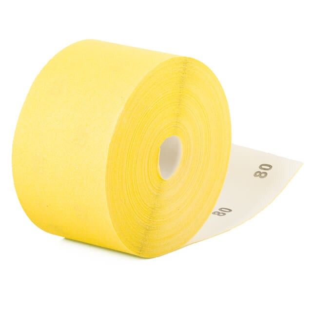 Шлифовальная шкурка на бумажной основе К80, 115 мм * 50 м INTERTOOL BT-0818