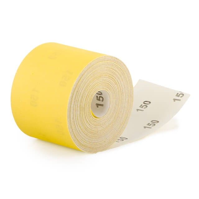 Шлифовальная шкурка на бумажной основе К150, 115 мм * 50 м INTERTOOL BT-0822