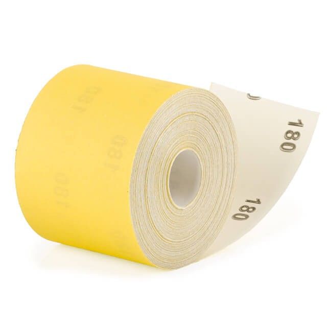 Шлифовальная шкурка на бумажной основе К180, 115 мм * 50 м INTERTOOL BT-0823