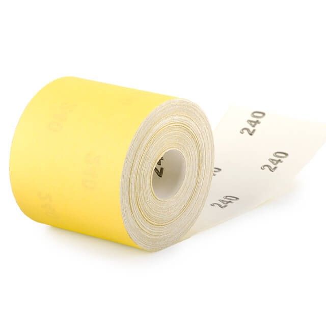 Шлифовальная шкурка на бумажной основе К240, 115 мм * 50 м INTERTOOL BT-0825