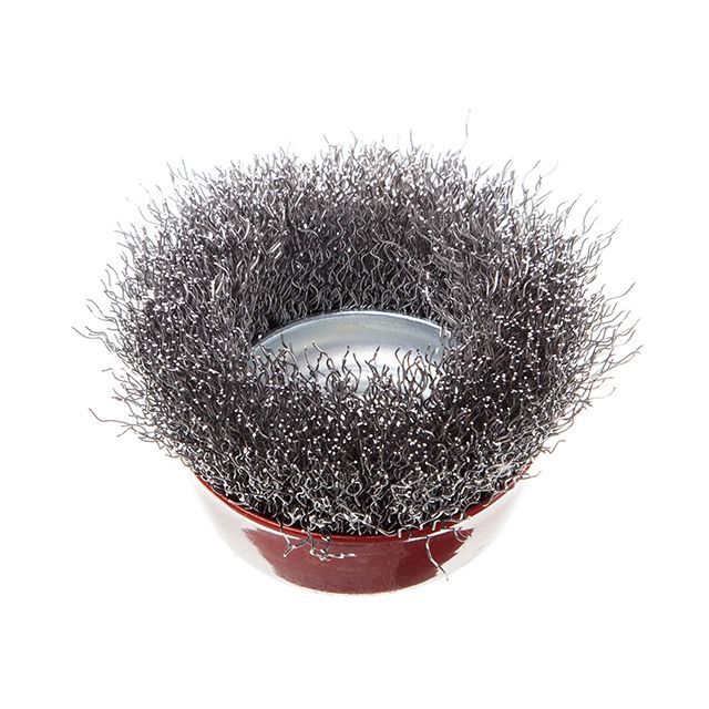 Щетка чашечная 65 мм, для УШМ, М14 (витая проволока) INTERTOOL BT-1065