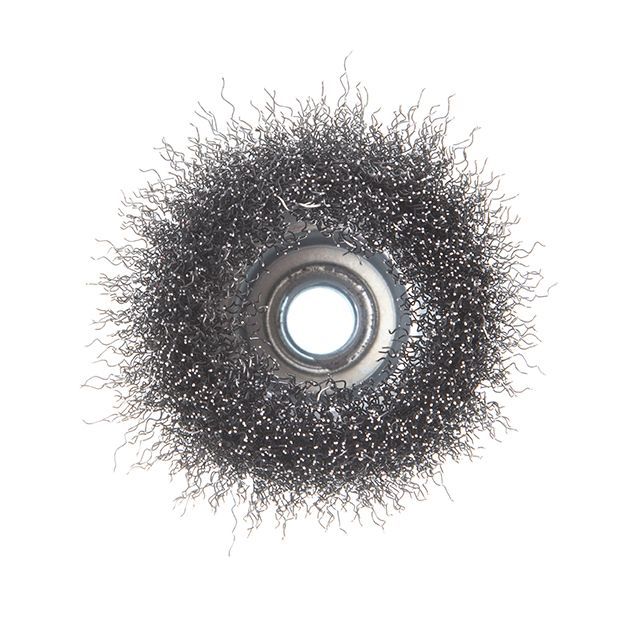 Щетка чашечная 75 мм, для УШМ, М14 (витая проволока) INTERTOOL BT-1075